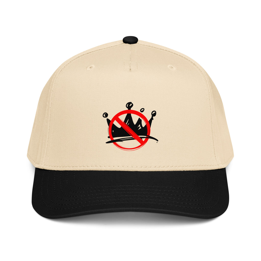 No Kings 5 panel cap political activism hat Democracy First