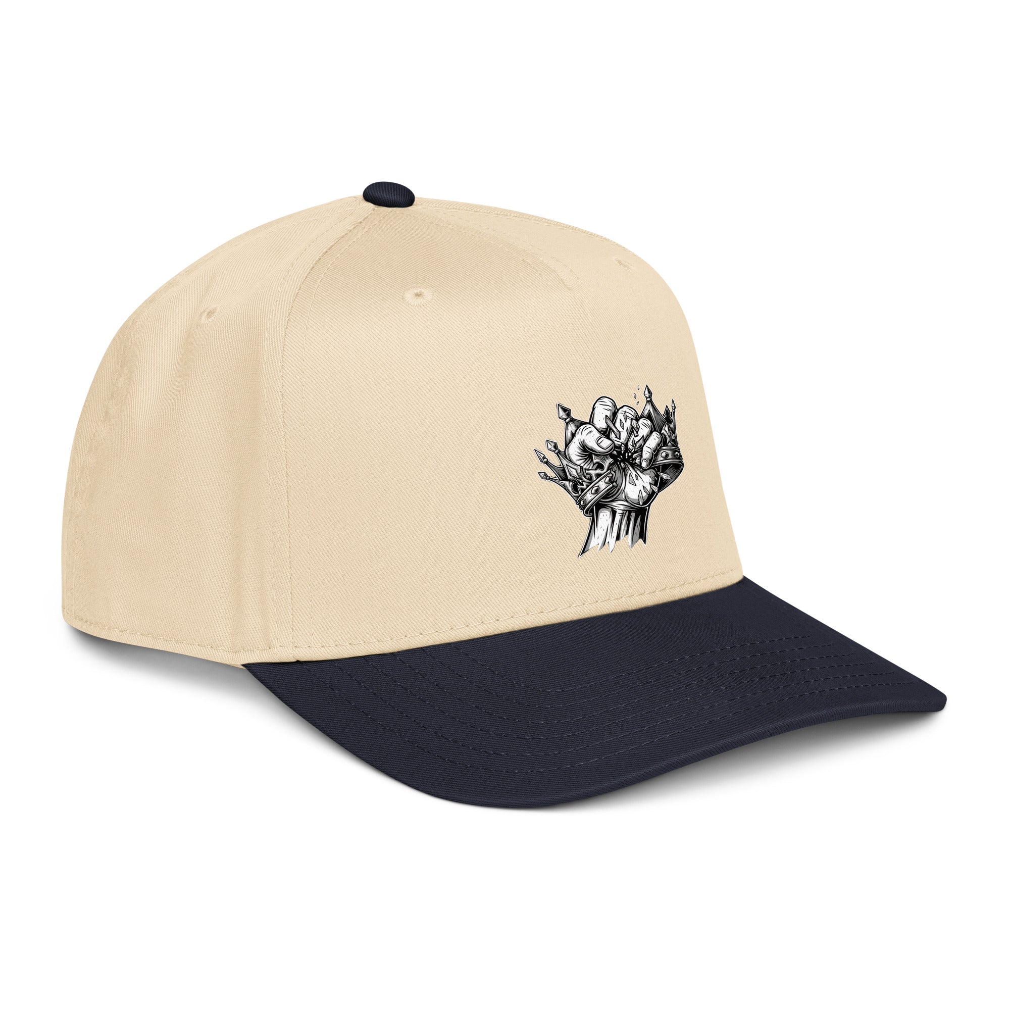 No Kings Fist 5 panel cap political activism hat Democracy First Main image