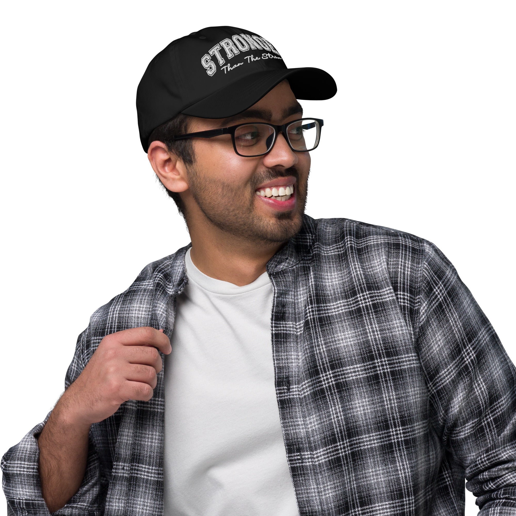 Stronger than the Storm- Adult Dad hat Secondary image