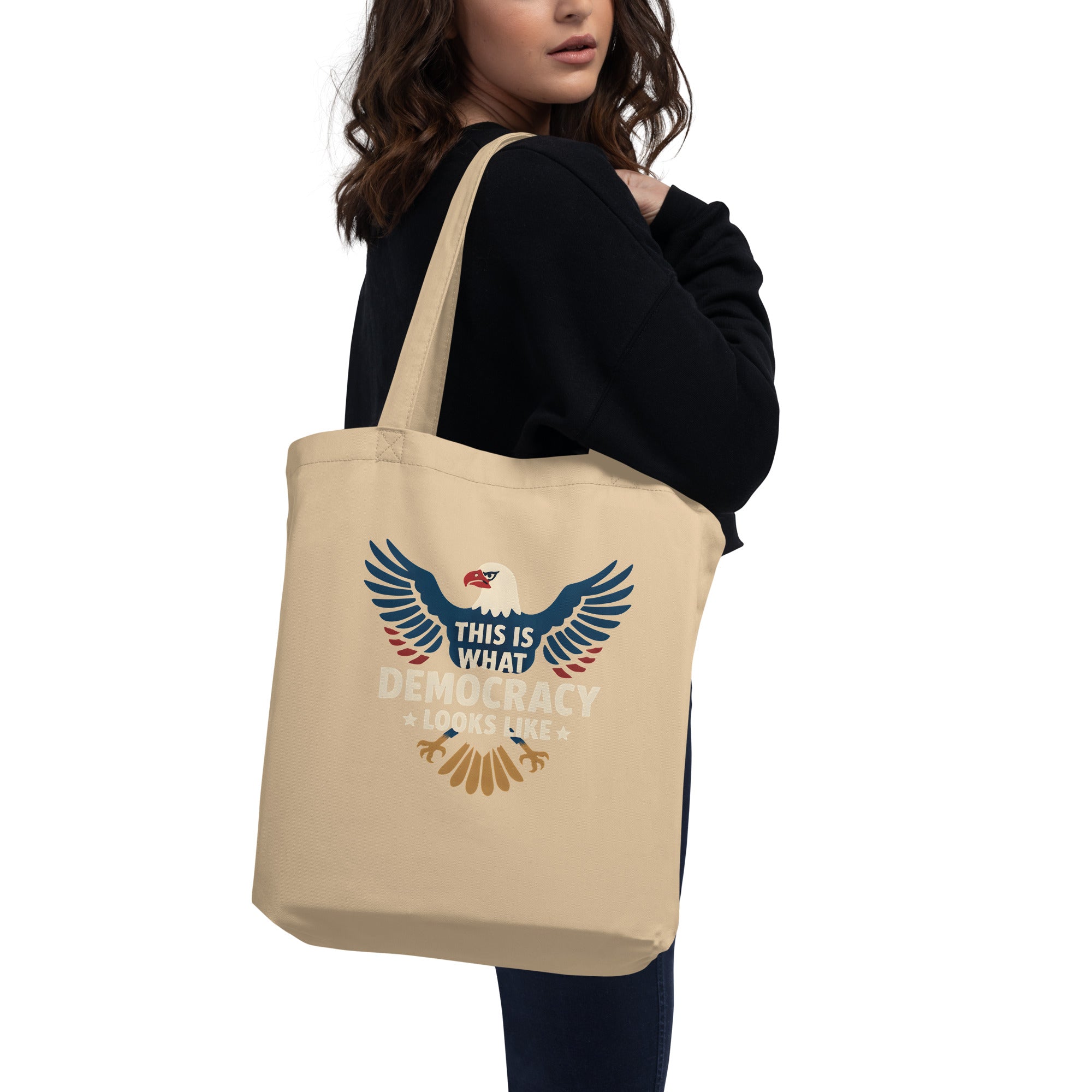 This Is What Democracy Looks Like-Eco Tote Bag Secondary image