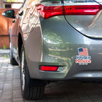 Voting is Patriotic Bubble free stickers political activism sticker Democracy First