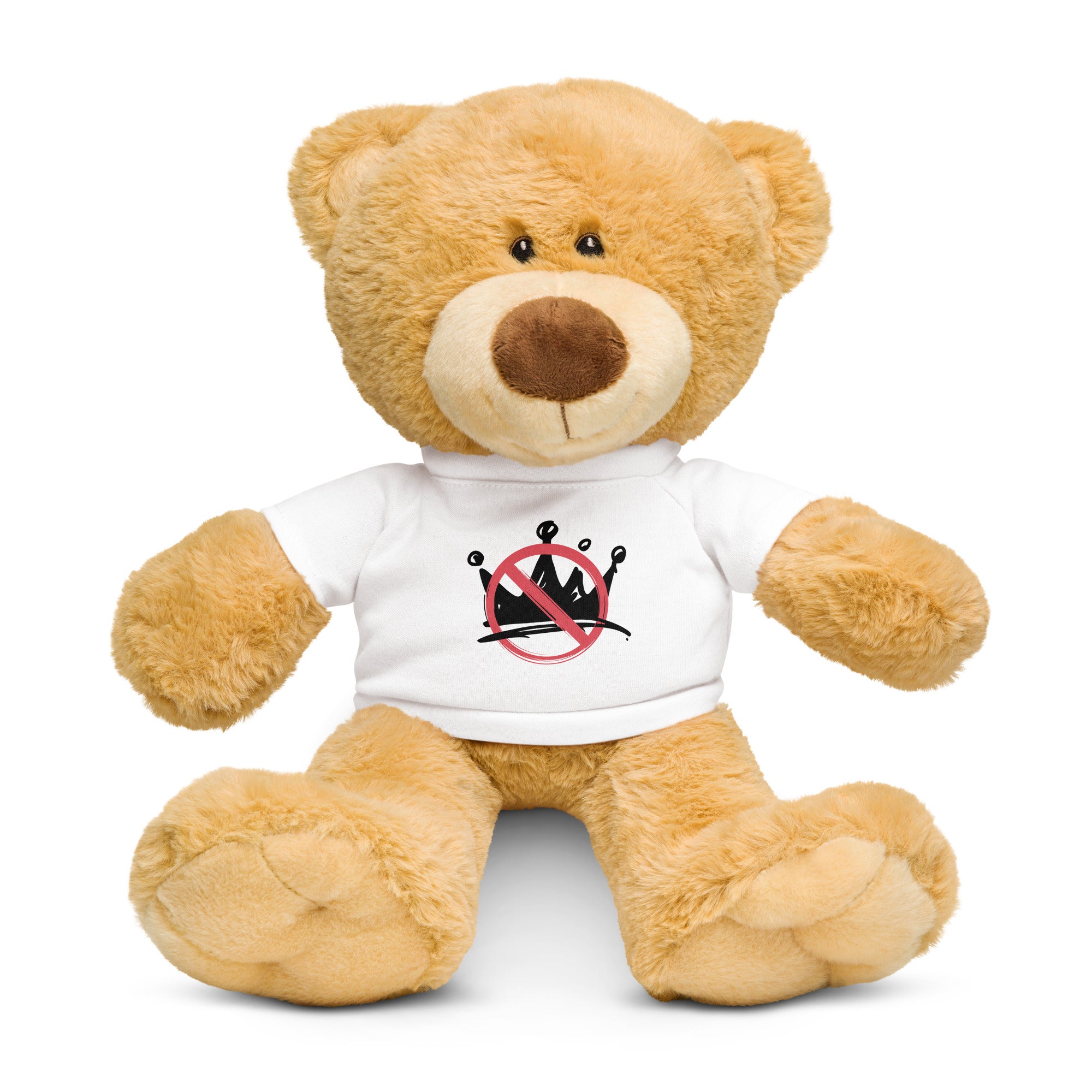 No Kings Teddy bear with a t-shirt Main image