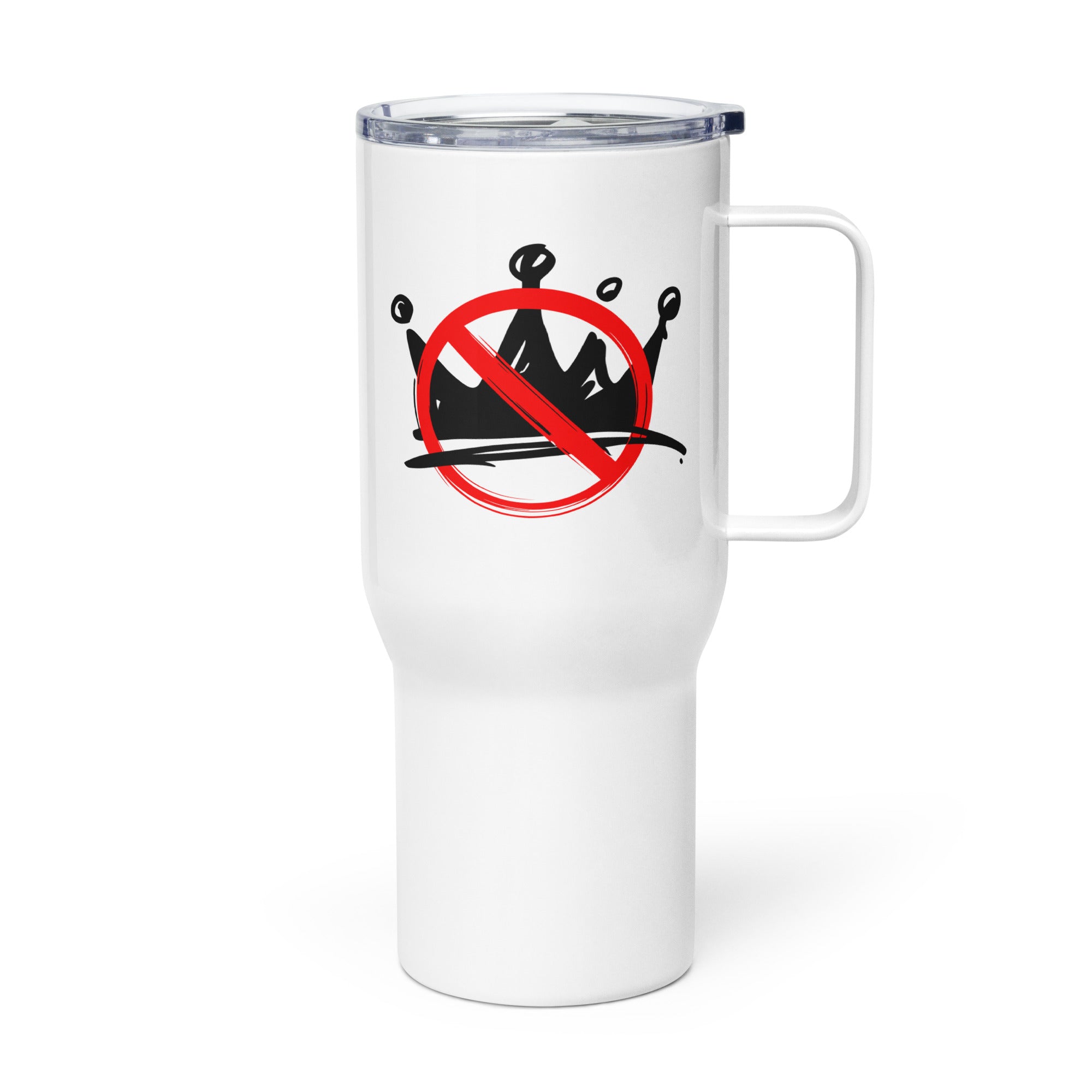 No Kings Travel mug with a handle political activism mug Democracy First