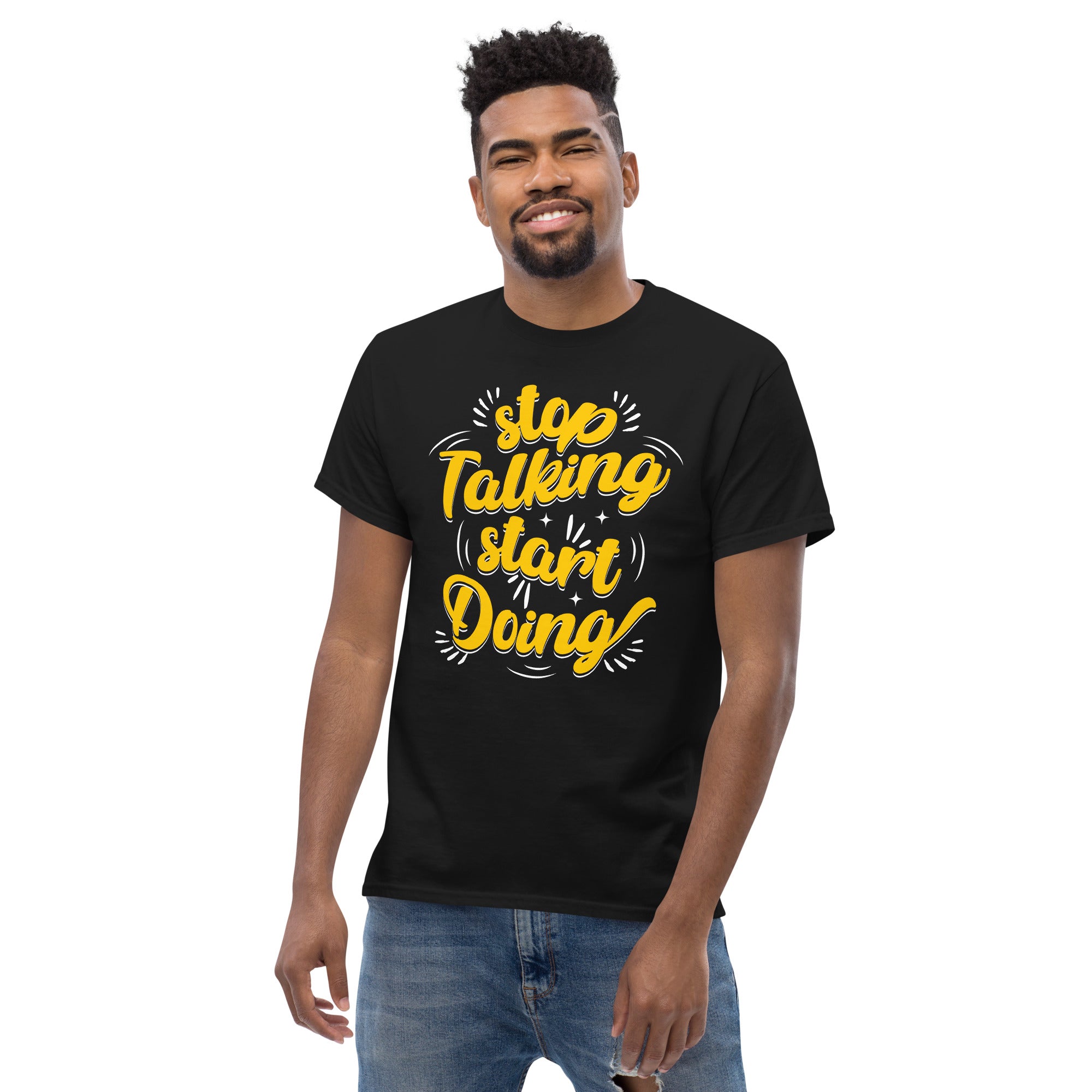 Stop talking Start Doing-Unisex classic tee Secondary image