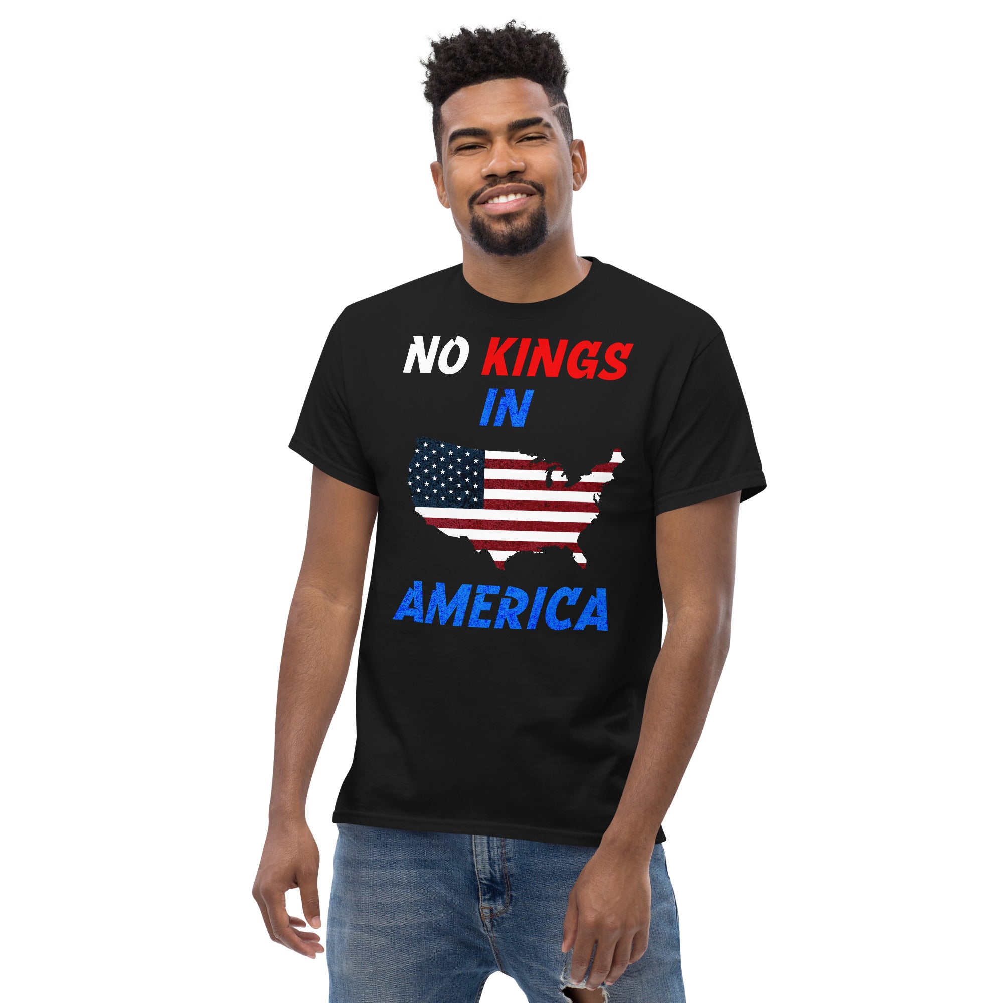 No Kings In America- Adult Unisex classic tee Secondary image