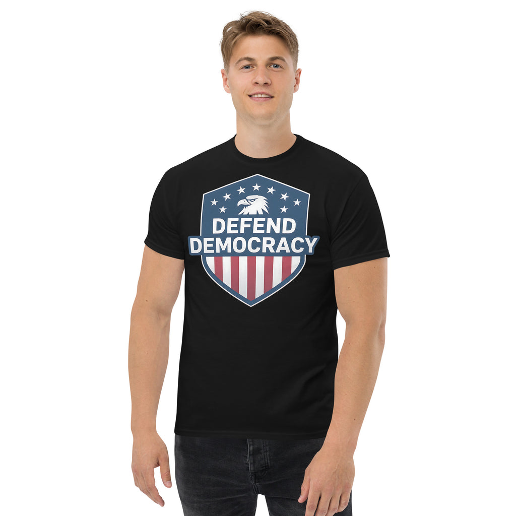 Defend Democracy Unisex classic tee political activism t-shirt Democracy First