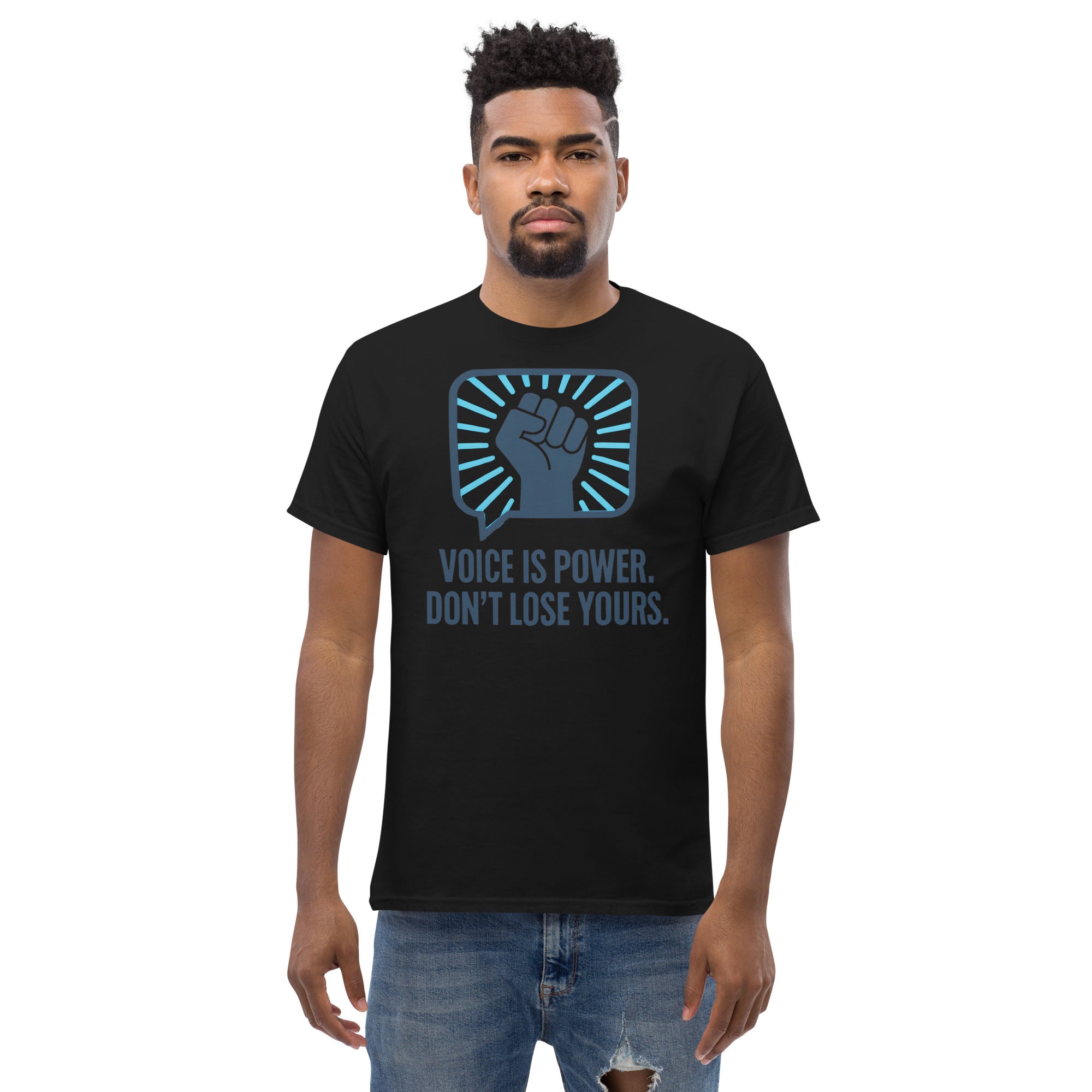 Voice is Power Don't Lose Yours-Unisex classic tee Secondary image
