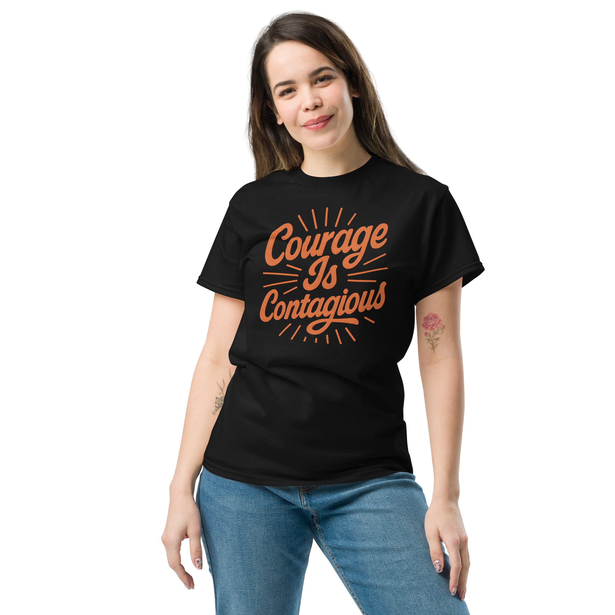 Courage is Contageous-Unisex classic tee Secondary image