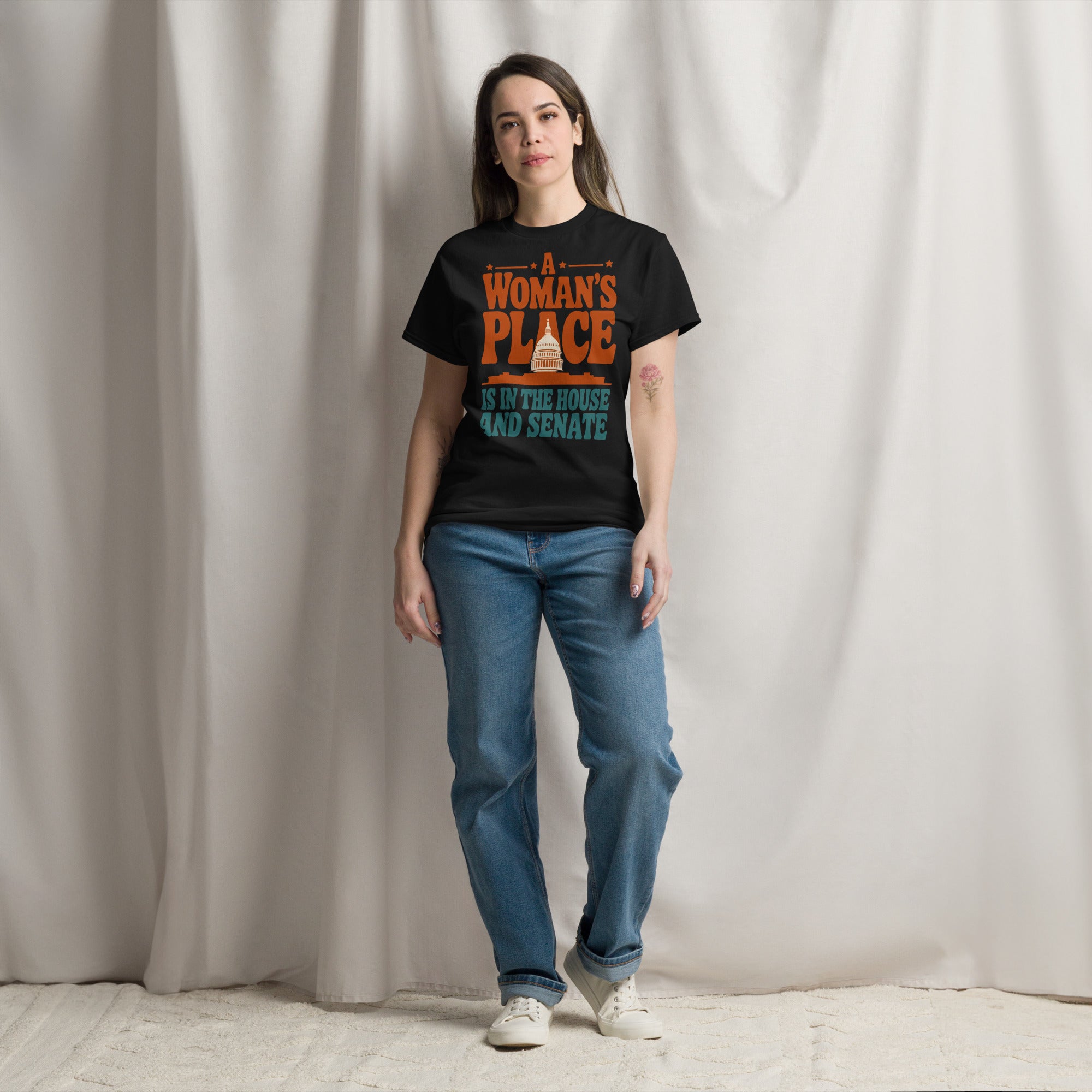 A Woman's Place is in the House and Senate- AdultUnisex classic tee Secondary image