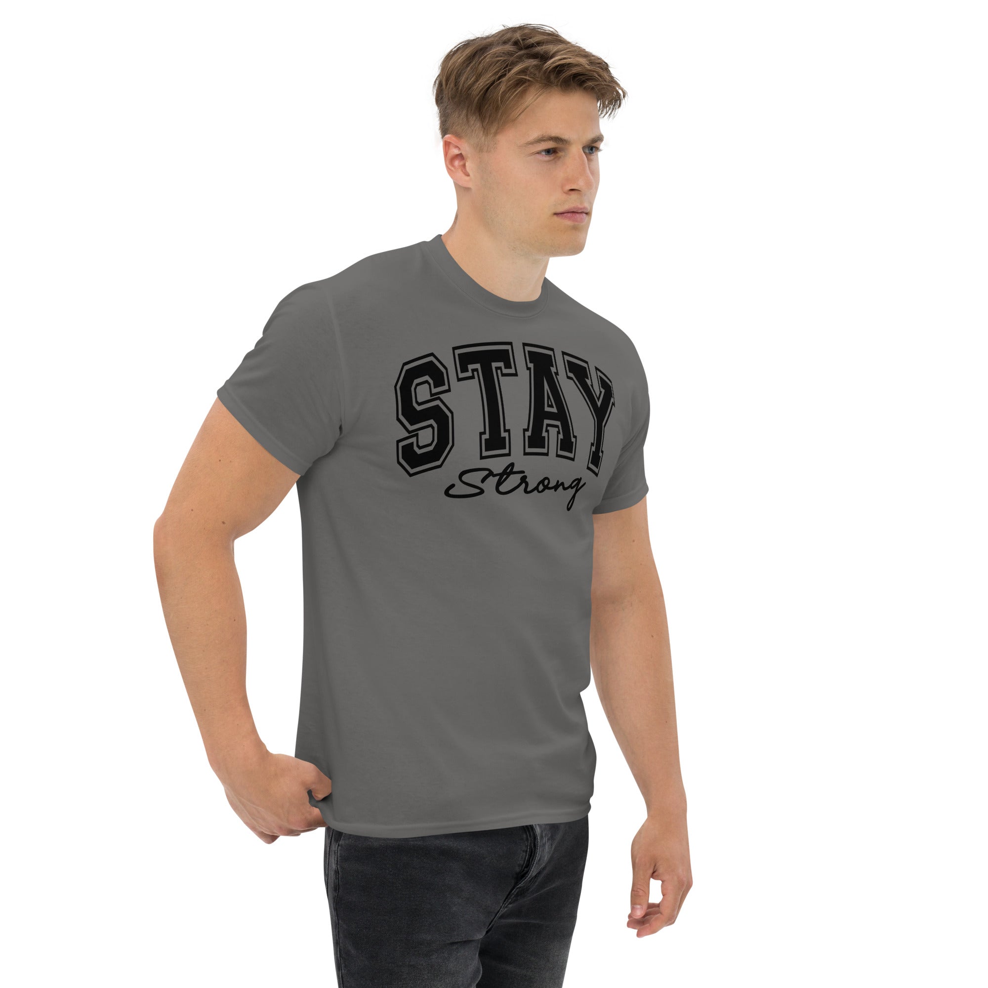 Stay Strong (Black Text)- Adult Unisex classic tee Secondary image