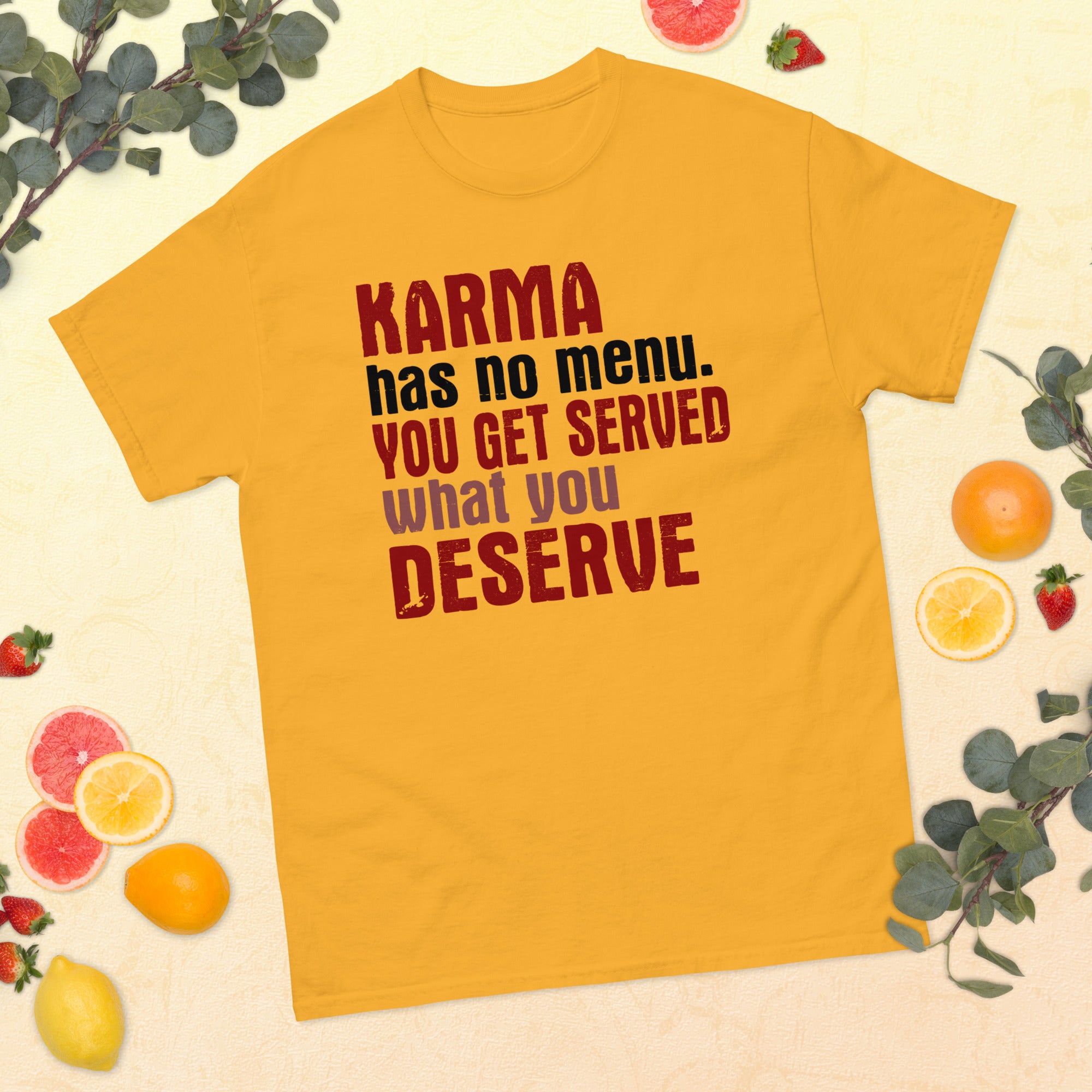 Karma Unisex classic tee political activism t-shirt Democracy First Main image