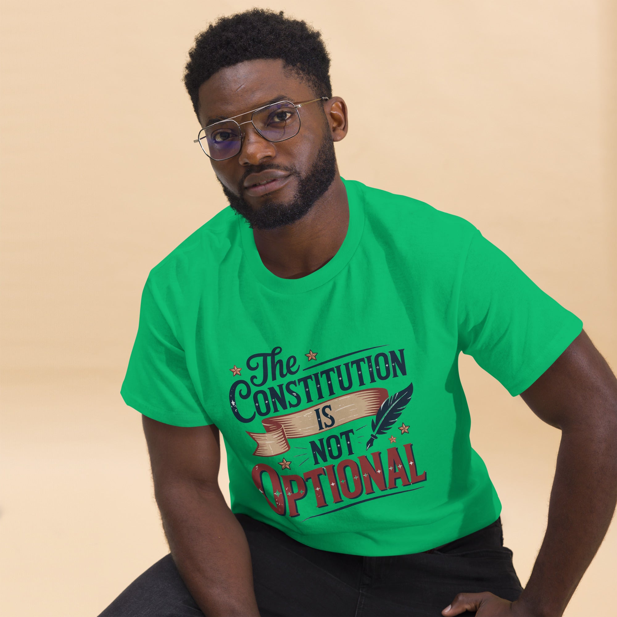The Constitution is Not Optional- Adult Unisex classic tee Secondary image