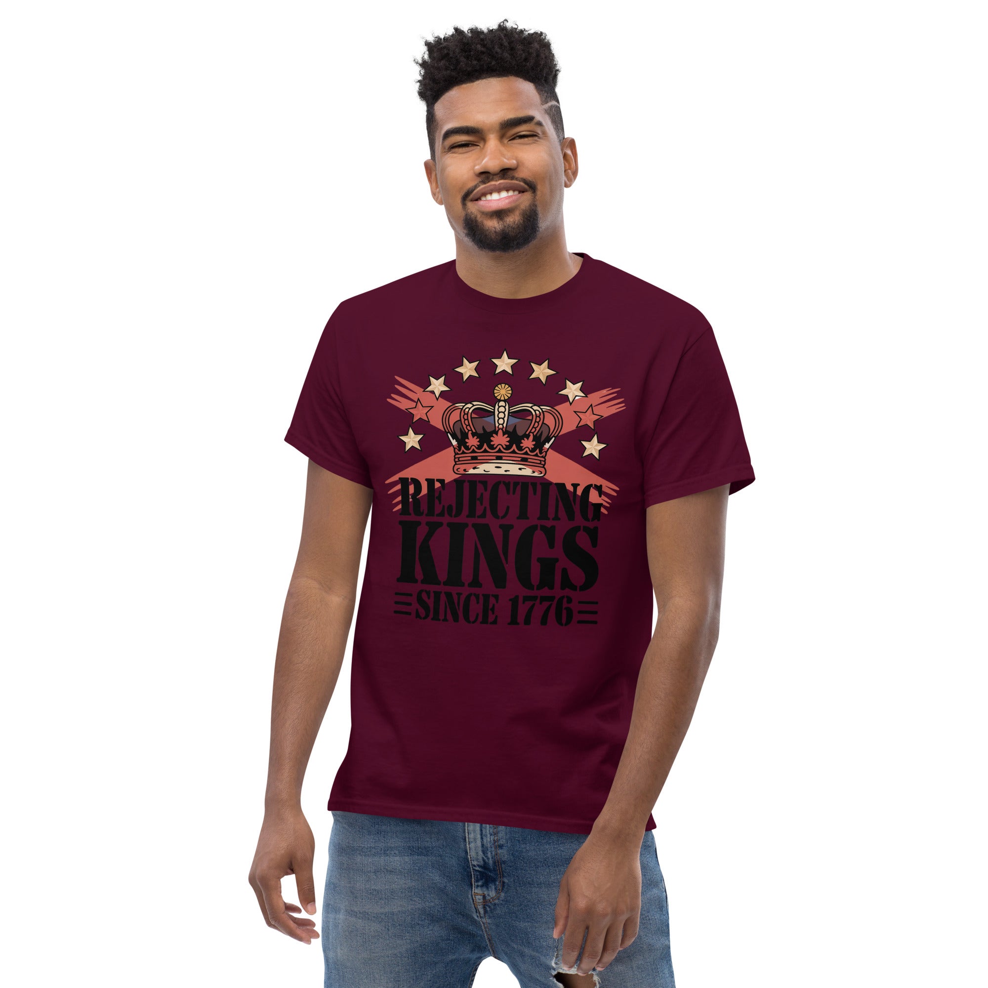 Rejecting Kings Since 1776- Adult Unisex classic tee Secondary image