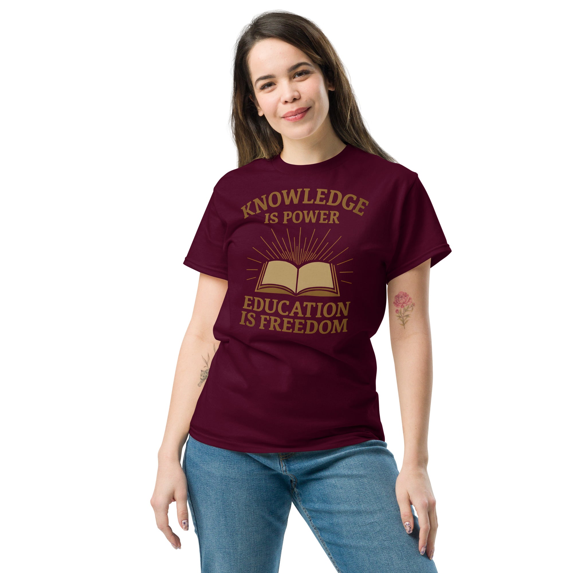 Knowledge is Power-Unisex classic tee Secondary image