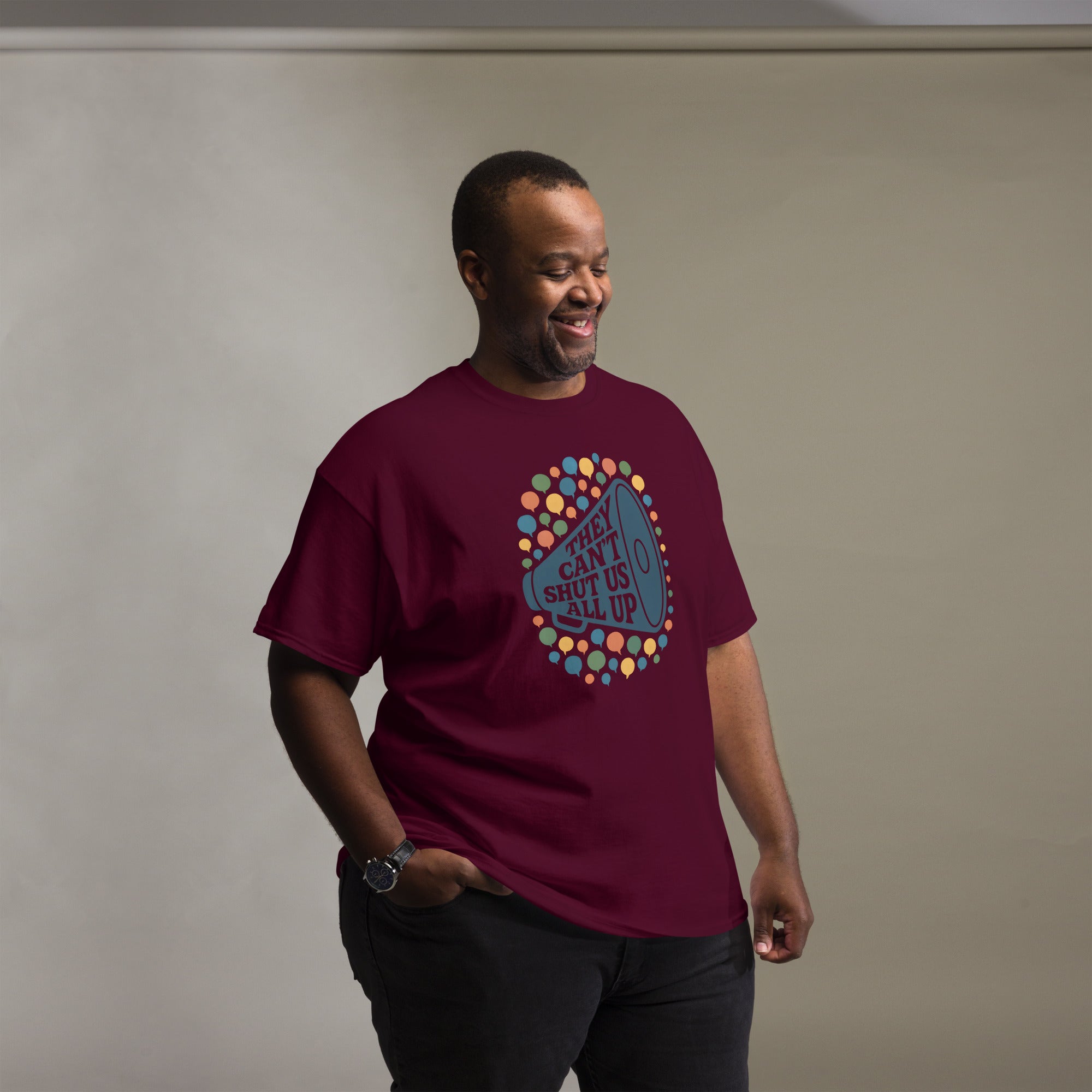 They Can't Shut Us All Up-Unisex classic tee Secondary image
