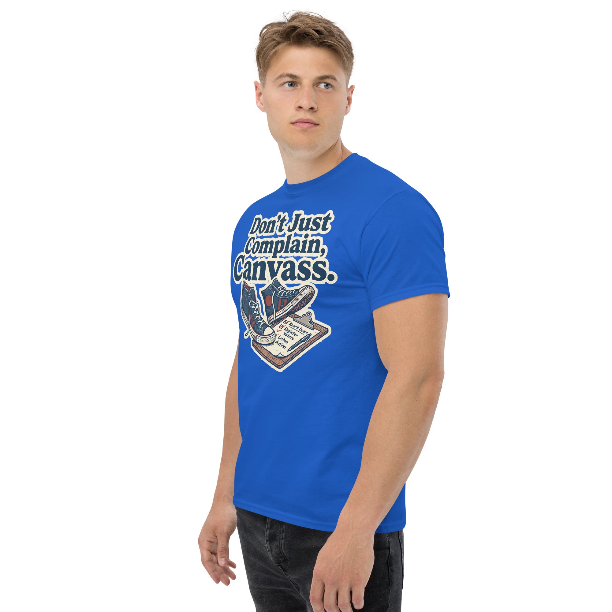 Don't Just Complain, Canvass- Adult Unisex classic tee Secondary image