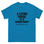 Human Wage Unisex classic tee political activism t-shirt Democracy First