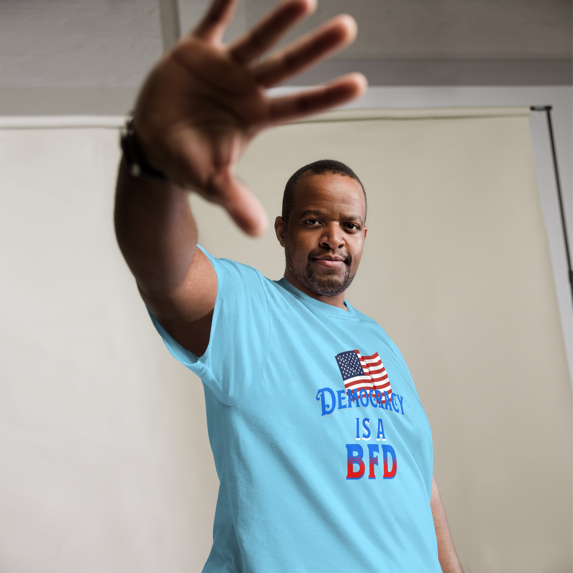 Democracy BFD Unisex classic tee political activism t-shirt Democracy First