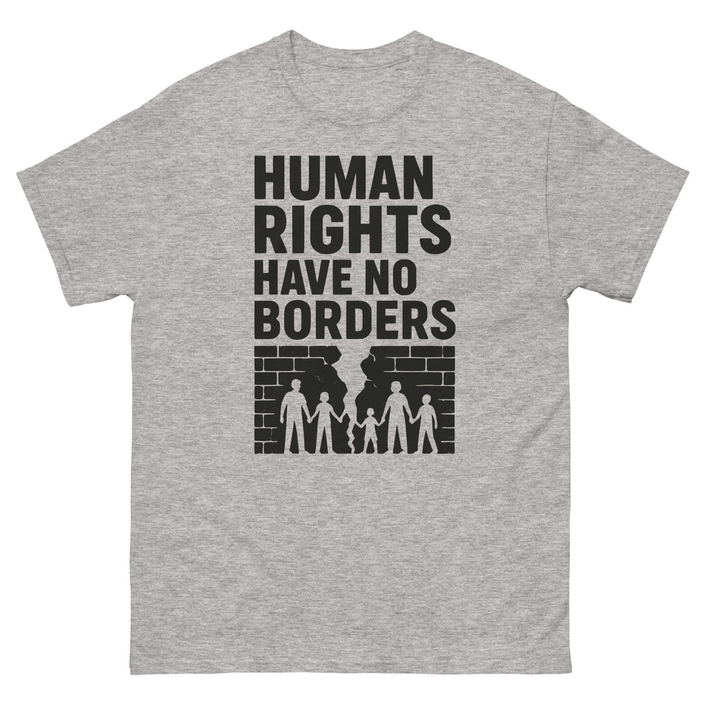 Human Rights (White) Unisex classic tee political activism t-shirt Democracy First