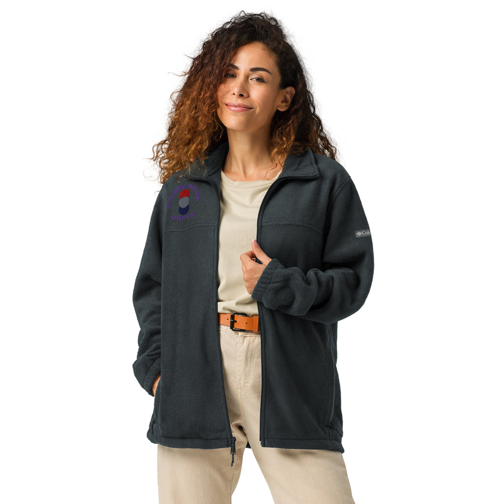 IMV Unisex Columbia fleece jacket Democracy First political apparel