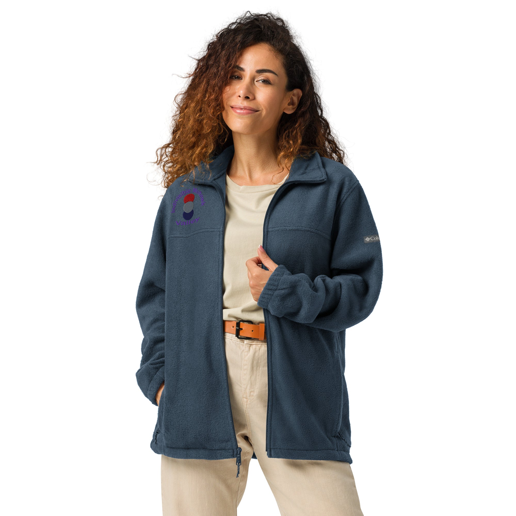 IMV-Unisex Columbia fleece jacket Secondary image