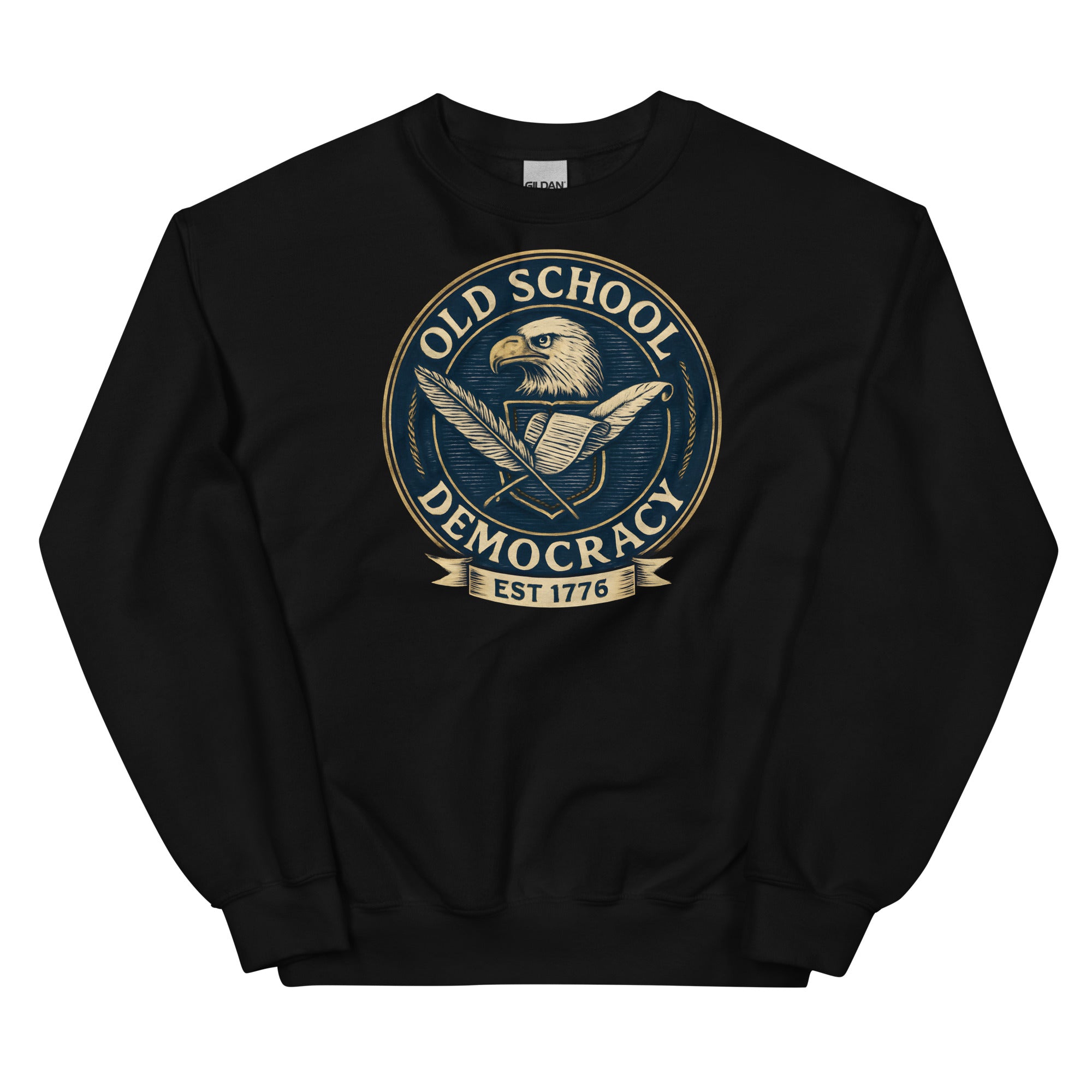 Old School Democracy Unisex Sweatshirt political activism sweatshirt Democracy First Main image