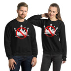 No Kings Logo White Unisex Sweatshirt political activism sweatshirt Democracy First