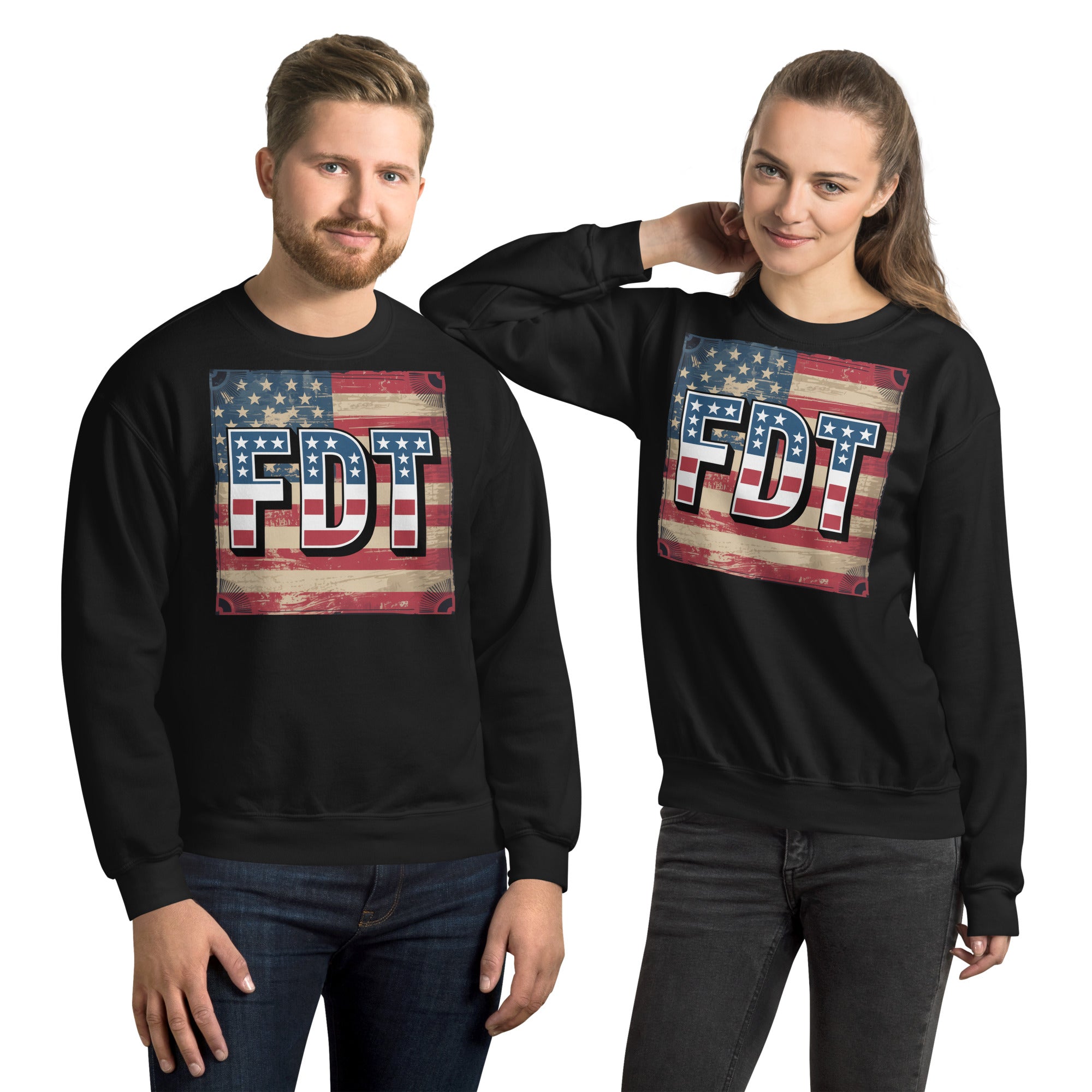 FTD Adult Unisex Sweatshirt political activism sweatshirt Democracy First