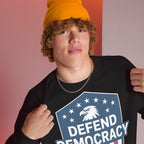 Defend Democracy Unisex Sweatshirt political activism sweatshirt Democracy First