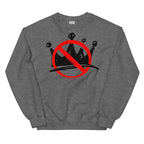 No Kings Logo Black Unisex Sweatshirt political activism sweatshirt Democracy First