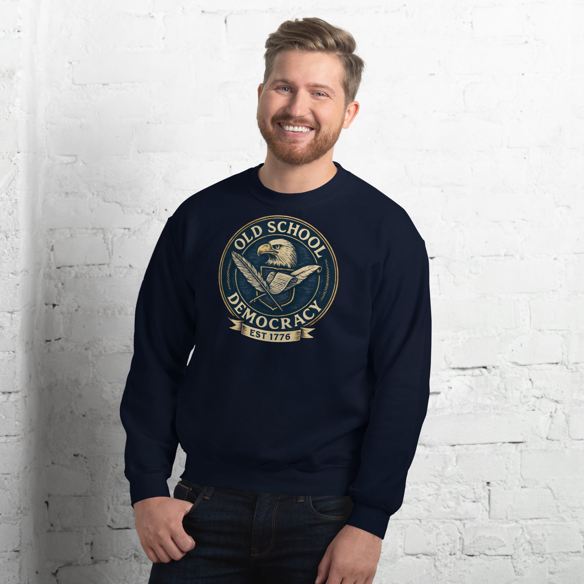 Old School Democracy -Unisex Sweatshirt Secondary image