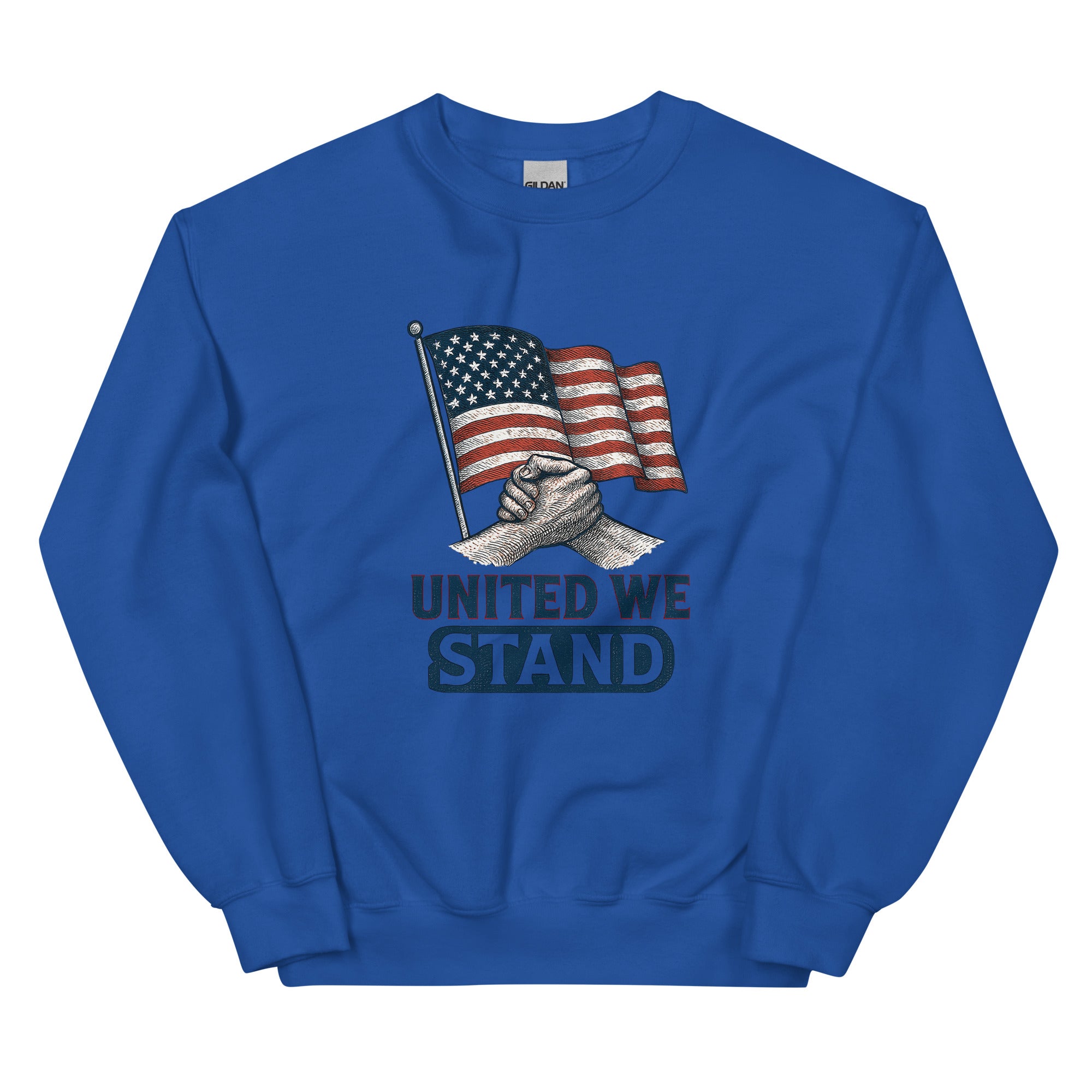 United We Stand Unisex Sweatshirt political activism sweatshirt Democracy First Main image
