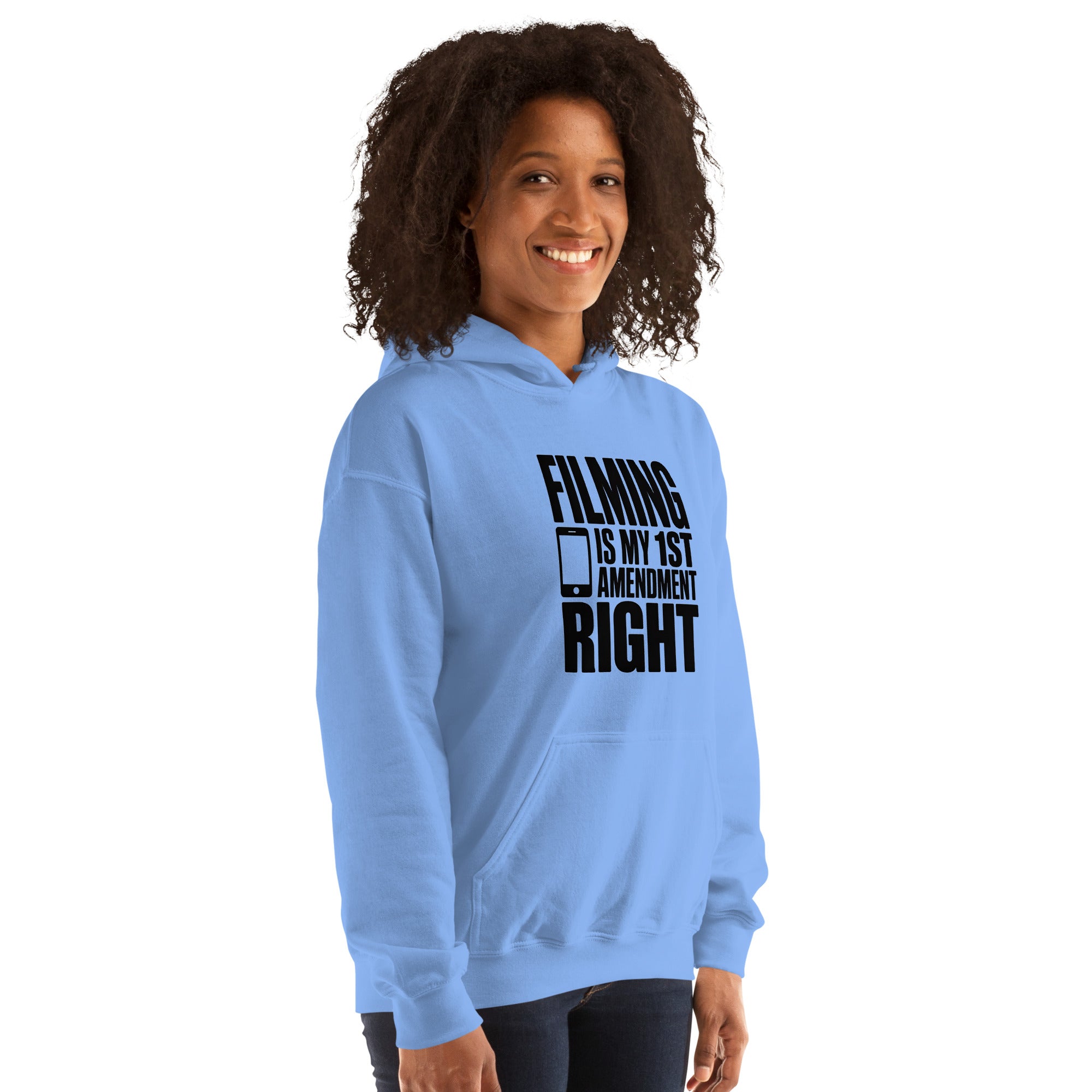 Filming Is My 1st Amendment Right -Adult Unisex Hoodie Secondary image