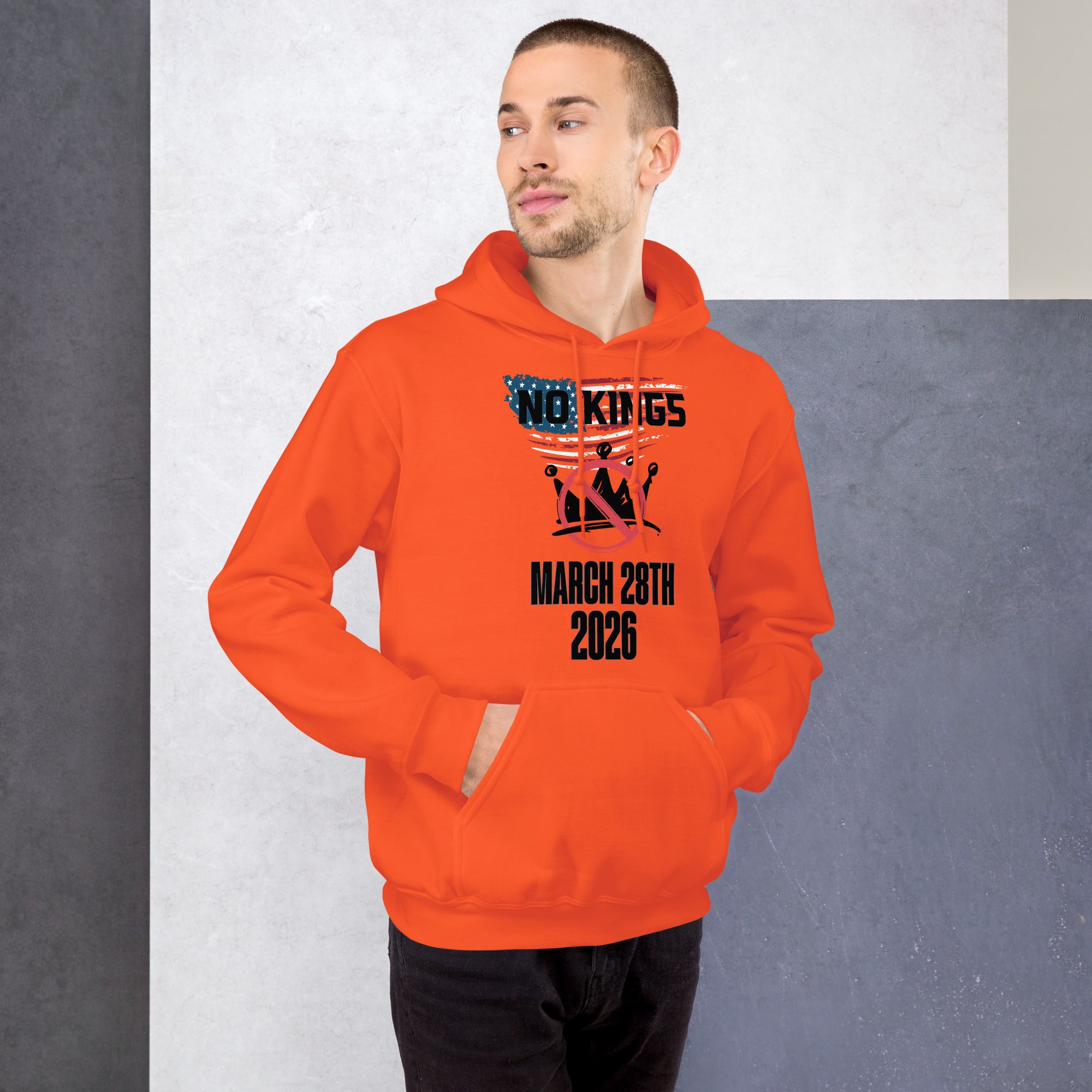 No Kings March 2028 -Adult Unisex Hoodie Secondary image