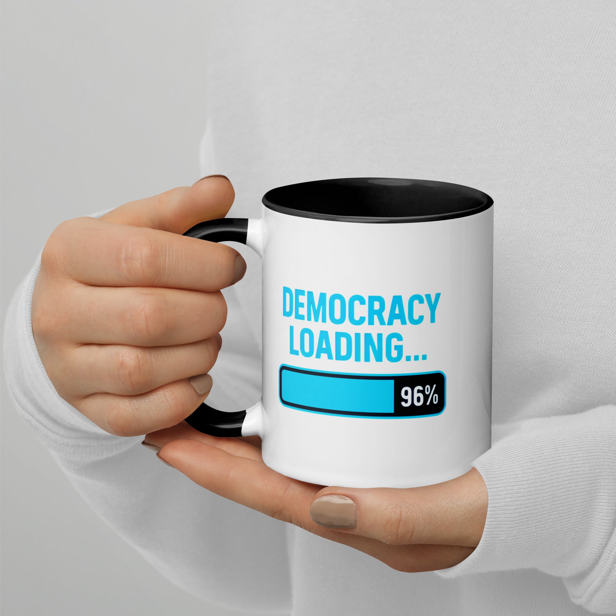 Democracy Loading-Mug with Color Inside Secondary image