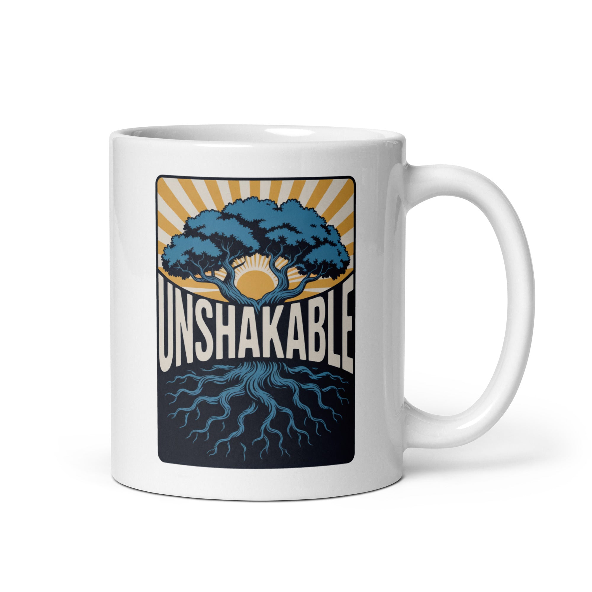 Unshakable-White glossy mug Secondary image