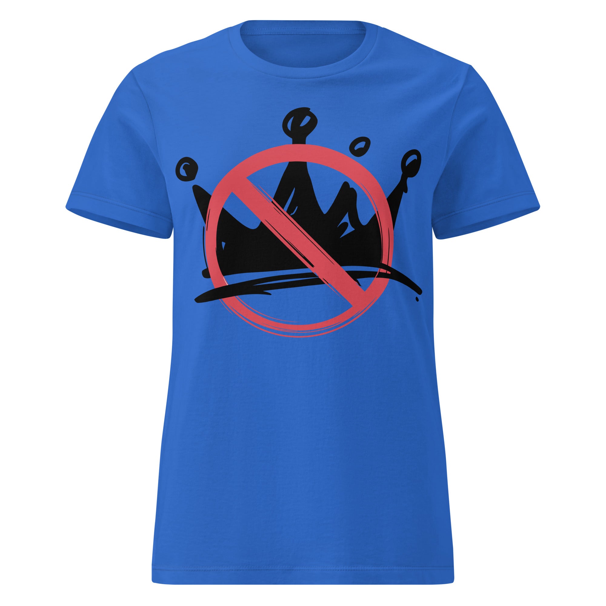 No Kings Women’s basic softstyle t shirt Democracy First political apparel Main image