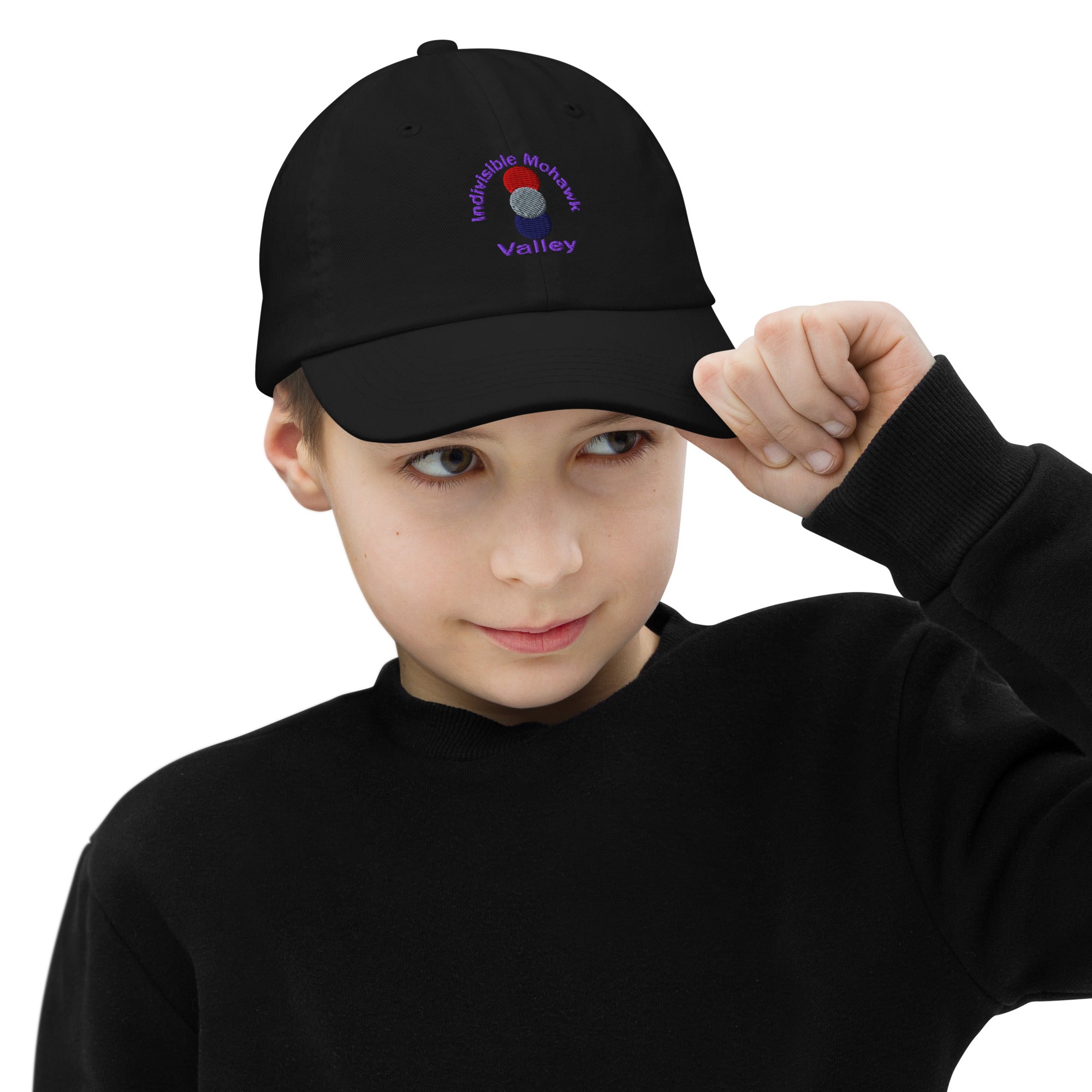 IMV Kids/ Youth baseball cap political activism hat Democracy First Main image