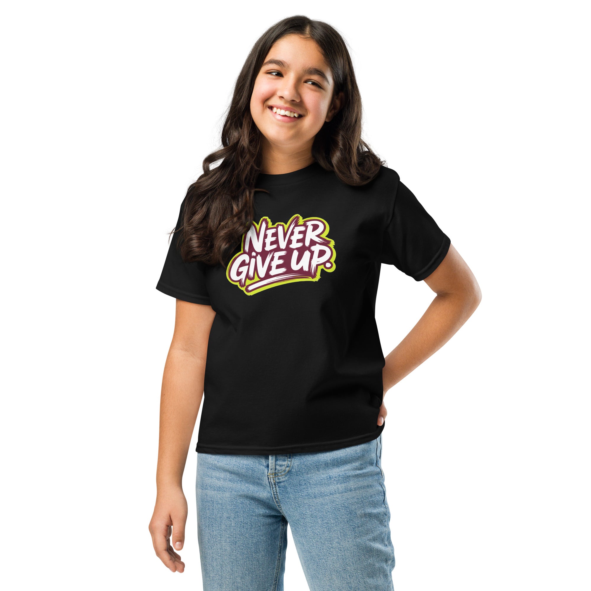 Never Give Up-Youth classic tee Secondary image