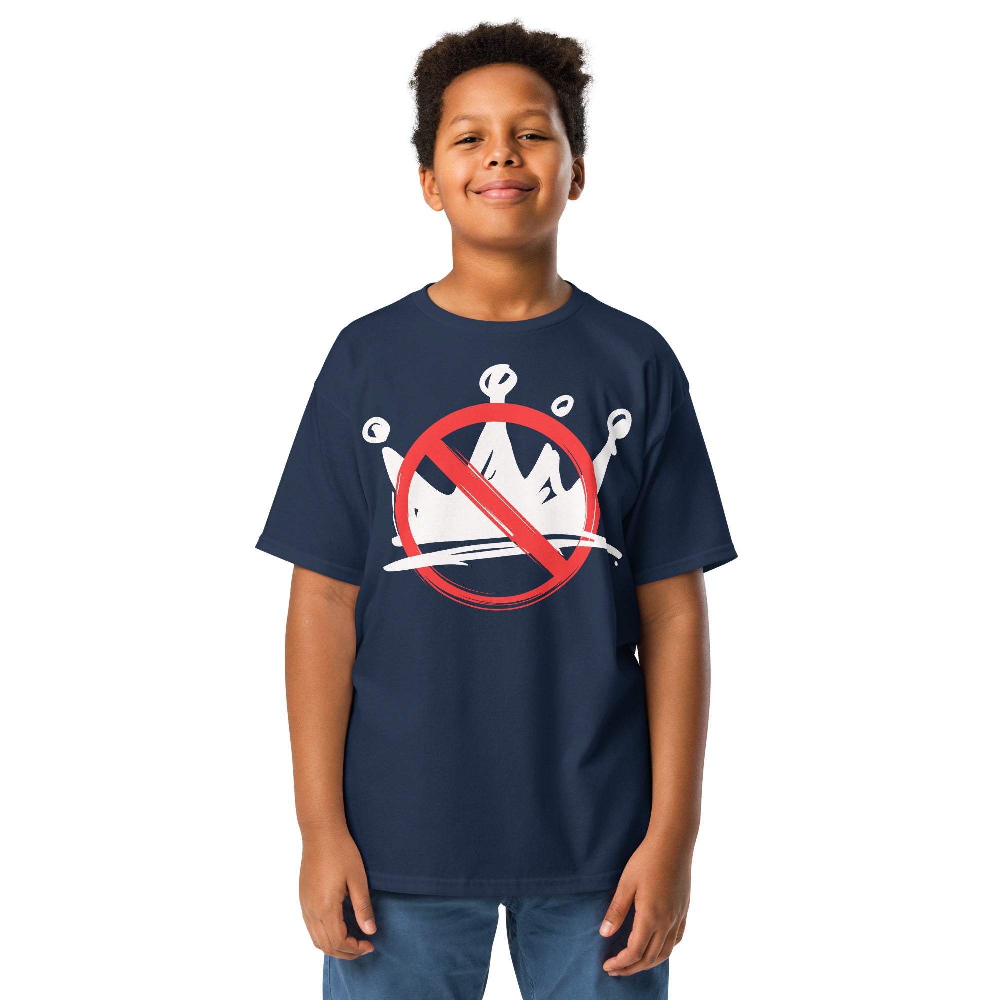 No Kings (White)-Youth classic tee Secondary image