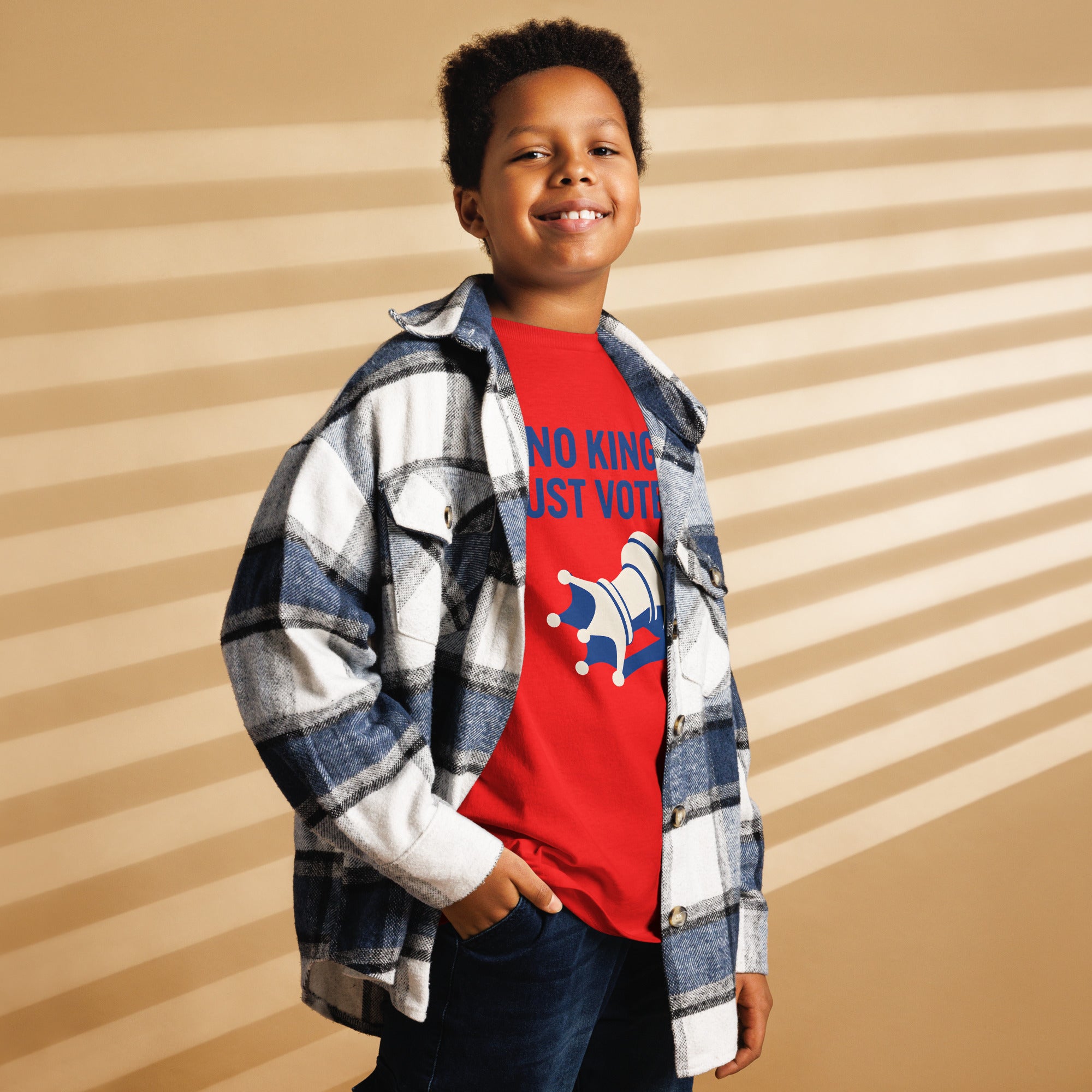 No Kings Chess Piece-Youth classic tee Secondary image