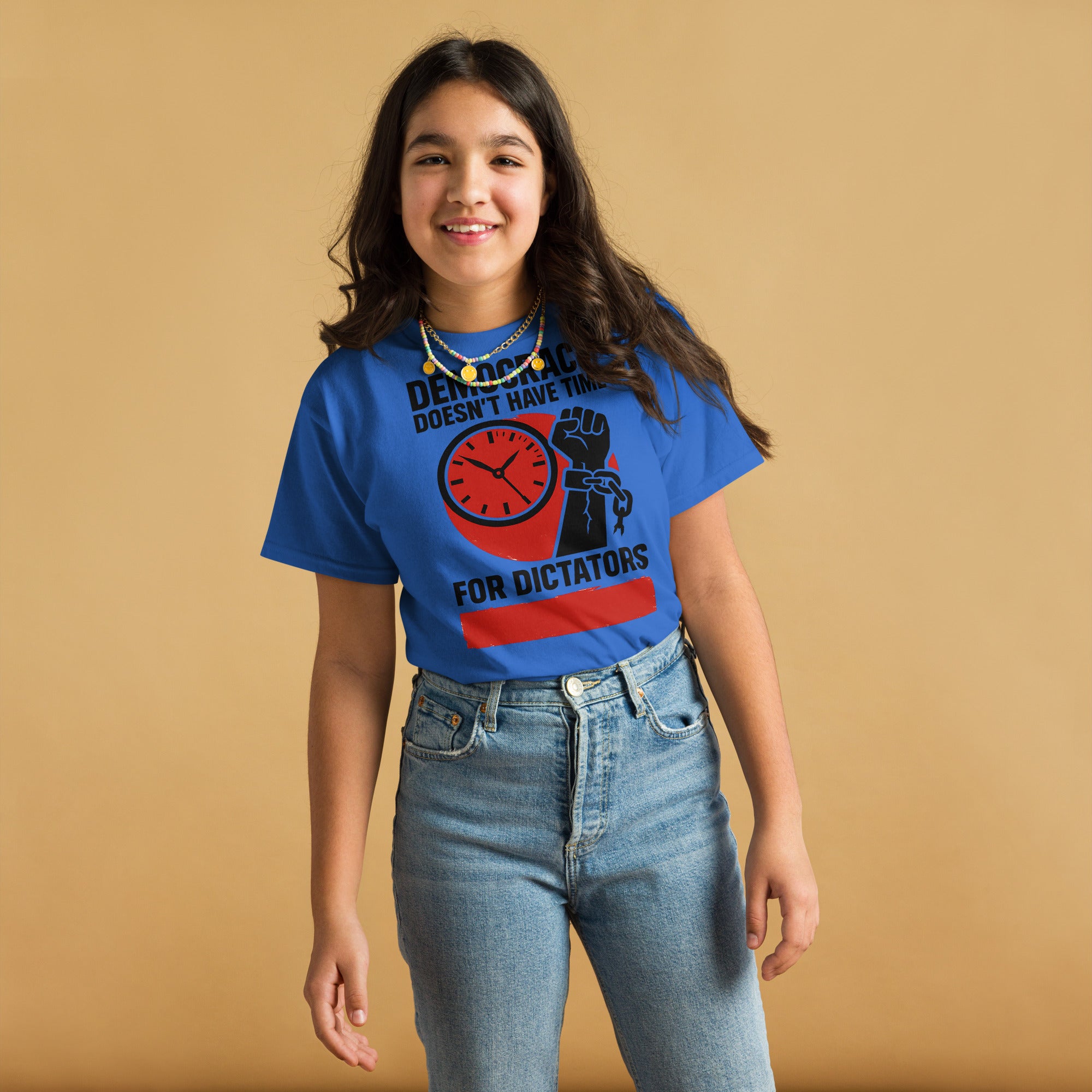 Democracy Doesn't Have Time For Dictators-Youth classic tee Secondary image