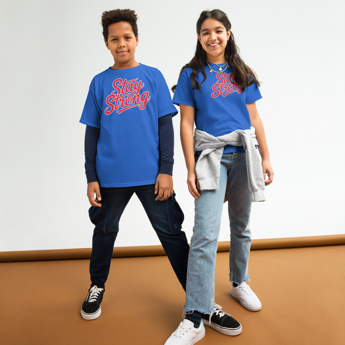 Stay Strong Youth classic tee political activism t-shirt Democracy First
