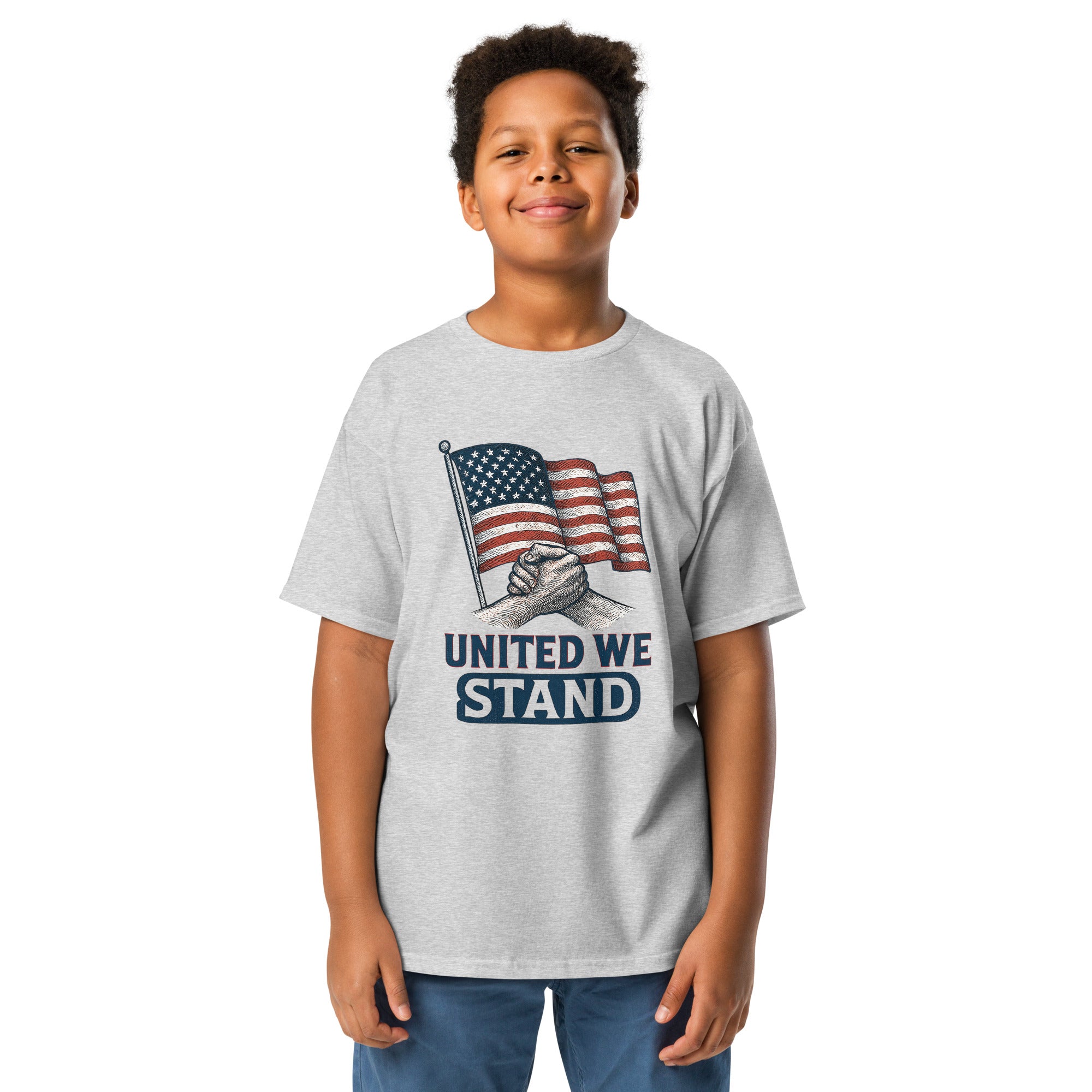 United We Stand Youth classic tee political activism t-shirt Democracy First Main image