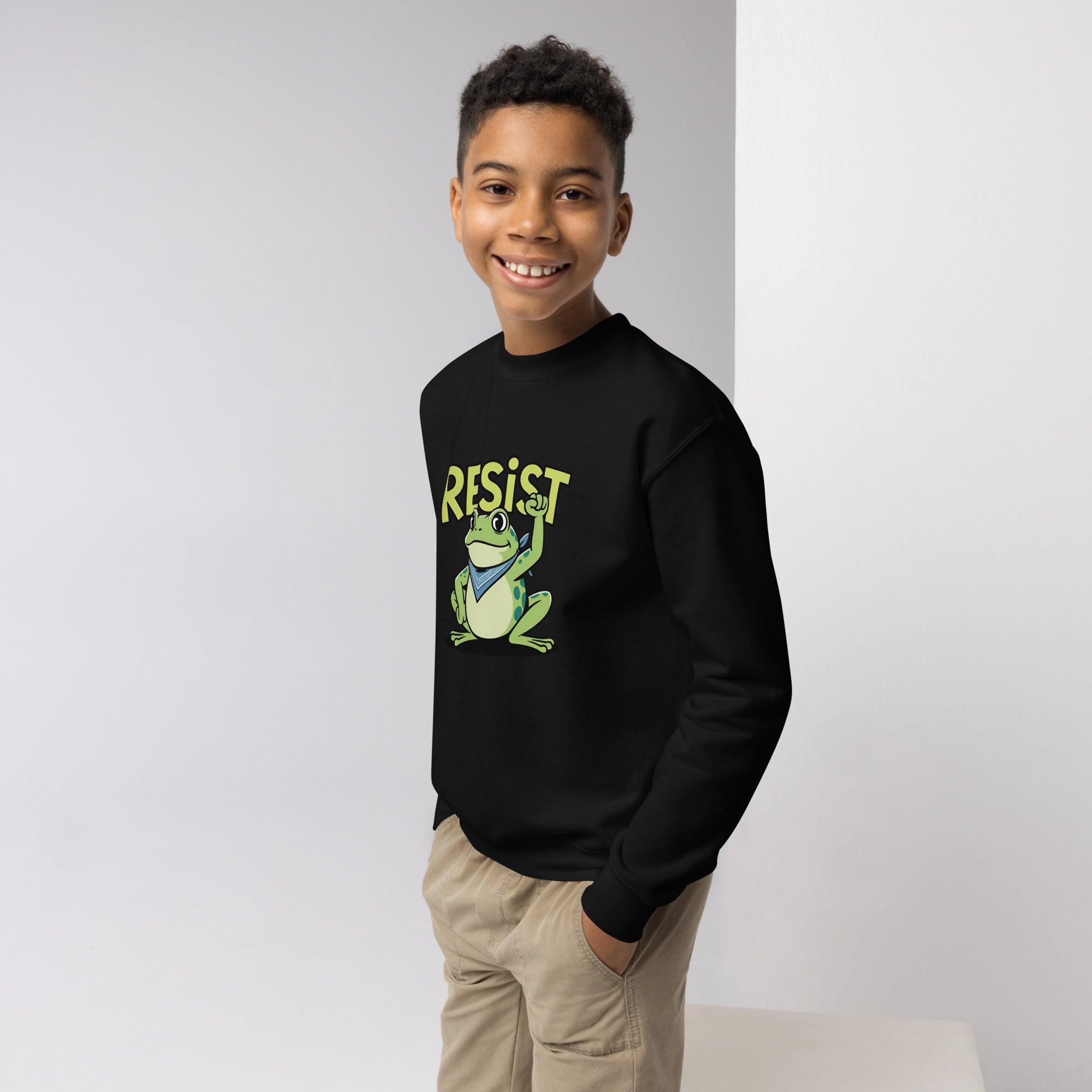 Resist- Kids/Youth crewneck sweatshirt Secondary image