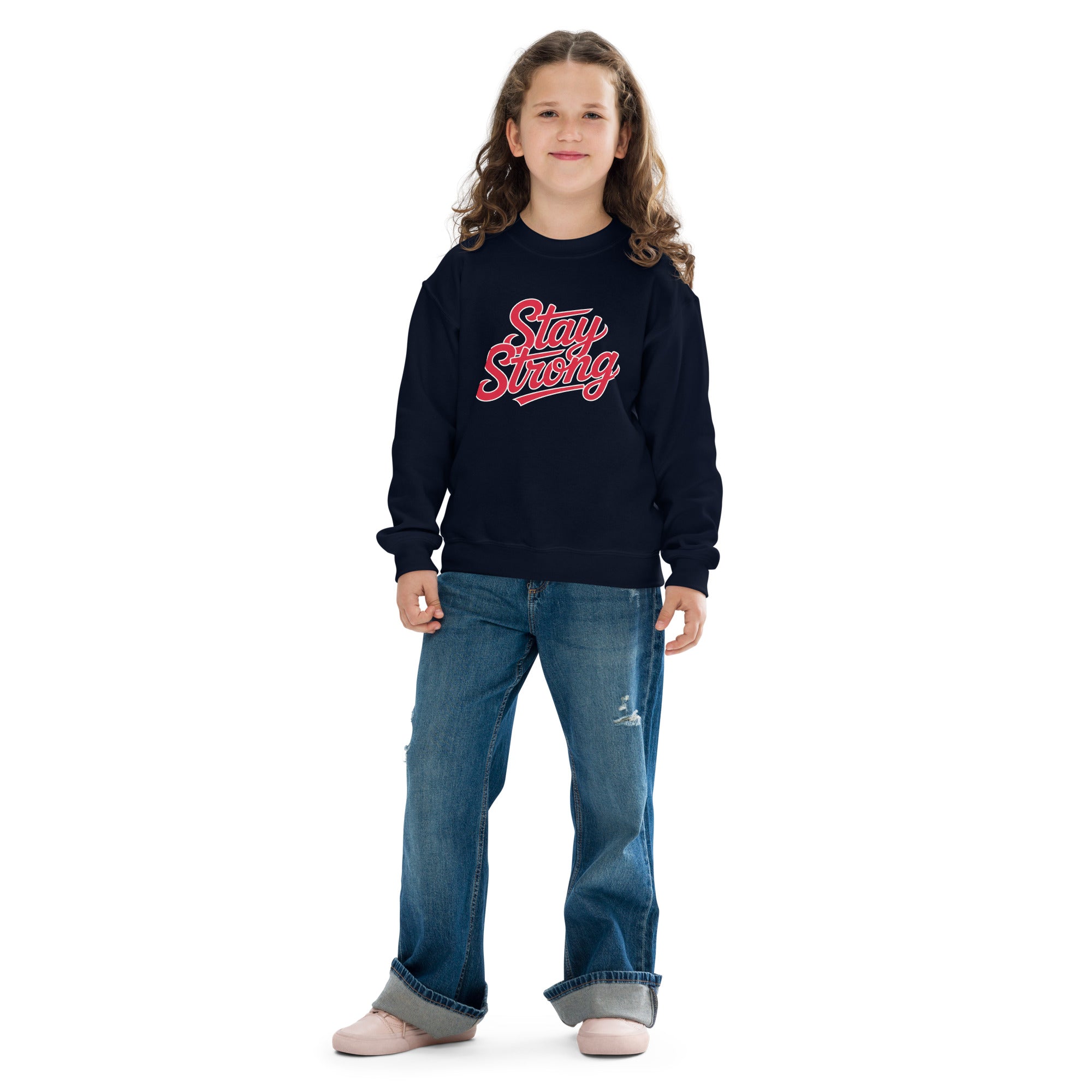Stay Strong-Kids/Youth crewneck sweatshirt Secondary image